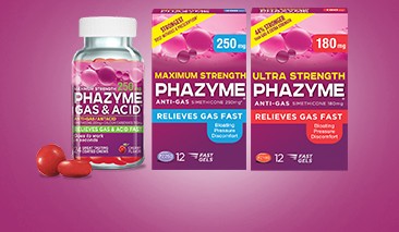 Maximum Strength Phazyme 250mg Gas Relief Chews Phazyme